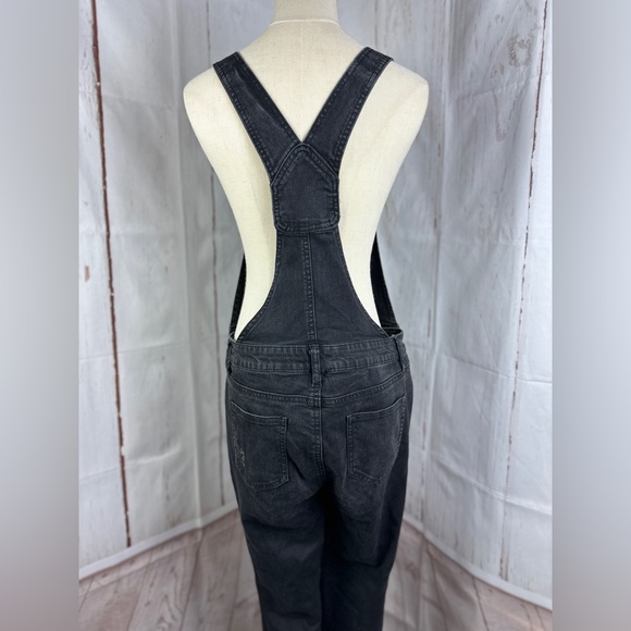 Bluespice Black Girls Overall Distressed, Size 11 - Picture 5 of 8